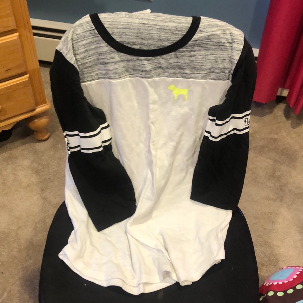 PINK LONG SLEEVE T-SHIRT